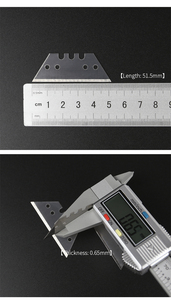 Cuchilla de Repuesto Trapezoidal de Alta Precisión para Cuchillo Multiusos Deslizante, Herramienta Manual Pequeñ<span class=keywords><strong>a</strong></span> para Cortar Formas Especiales - Product Image 5