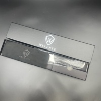 Couteau à pain dentelé de haute qualité de 8 pouces, en acier inoxydable, outil de pâtisserie, couteau à trancher le pain, emballage en boîte cadeau, logo personnalisé