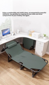 Cama Plegable Portátil para el Hogar, Cama de Campaña Simple, Muebles de Camping, Sillón Reclinable GT-190, Cama Plegable GT-190 - Product Image 4