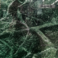 Plan de travail de cuisine vert foncé en granit vert Guatemala de 18 mm, marbre araignée d'Inde vert forêt, îlot de cuisine vert impérial