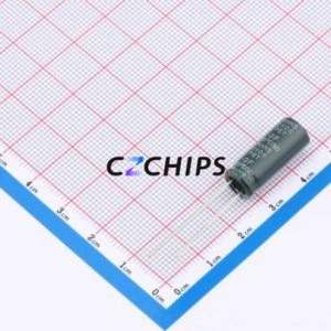 Condensador Electrolítico de Aluminio de 470uF 35V 8x20GF con Orificio Pasante, D8xL20mm 470uF 20% 35V 1.1A-100kHz - Product Image 2