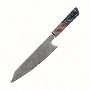 Professional Japanese 8'' 67-Layer Damascus Steel Stabilized Wood Handle Ambidextrous Traditional Eco-Friendly Chef <b>Knife</b> - Product Image 3