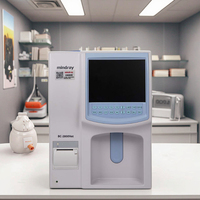 Instrument d'analyseur d'hématologie vétérinaire automatique en 3 parties pour le diagnostic d'anesthésie chez le chien et l'analyse sanguine par test d'injection