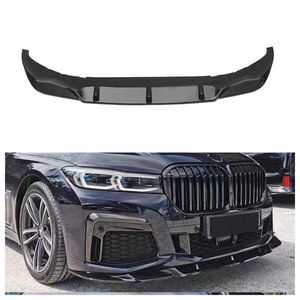ลิ้นกันชนหน้า BMW สีดำเงา วัสดุ ABS สำหรับซีรีส์ 7 รุ่น G12 ปี 2019-2022 - Product Image 1