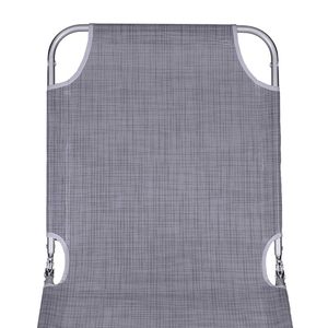 Sdraio Pieghevole 180x55x62 Cm Capacità 120 Kg Sedia a Sdraio da Giardino in Tessuto Arredo Esterno per Patio - Product Image 4