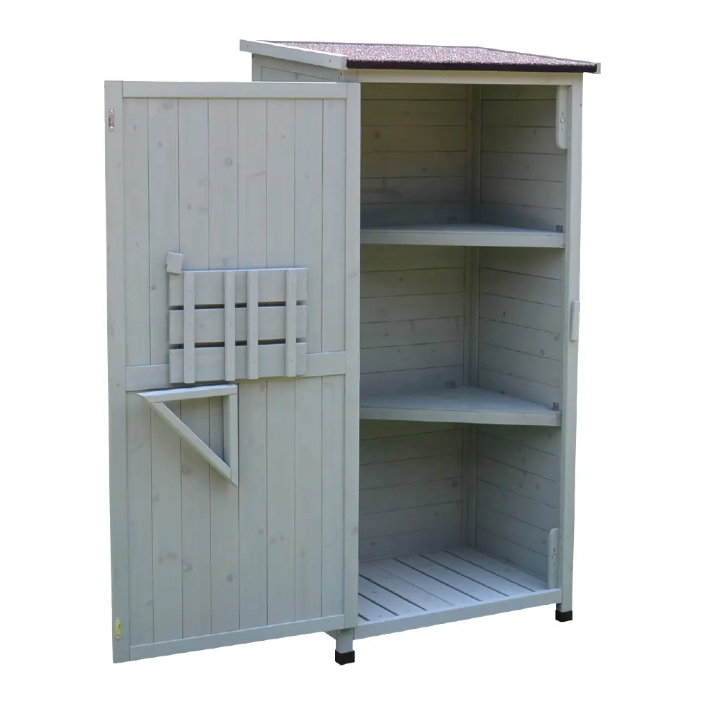 Vertical wood Garden Storage tool Shed  Outdoor Garden Cabinet Shed for sale