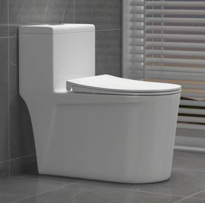Inodoro Blanco para el Hogar, Cerámico, con Doble Descarga, Sanitario - Product Image 3