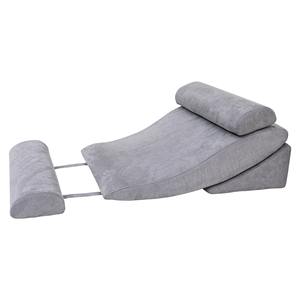 Almohada Triangular Combinada con Soporte para la Espalda, Ajustable en Altura y Inclinación, para Cuidado de Ancianos y Embarazadas Postradas en Cama - Product Image 5
