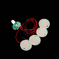 Nouveaux modules LED blanc froid SMD 3528 alimentés par piles CR2032, 28x30mm, interrupteur à bouton, autonomie de 3 mois, lumières clignotantes, affichage POS, garantie 1 an