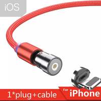 Kabel Data Magnetik Antarmuka Rotasi Ganda 3 in 1 Kabel Data 540 Derajat Kabel Data Seluler
