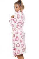 Peignoir en polaire super doux blanc de qualité supérieure, robe de chambre en flanelle surdimensionnée, vêtements de nuit de luxe pour femmes adultes, chemises de nuit pour femmes