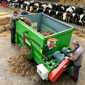 Mélangeur <span class=keywords><strong>d</strong></span>'aliments pour bovins et ovins <span class=keywords><strong>à</strong></span> haute efficacité, mélange uniforme, broyage et concassage en <span class=keywords><strong>une</strong></span> seule pièce, longue durée de <span class=keywords><strong>vie</strong></span> pour les exploitations <span class=keywords><strong>d</strong></span>'élevage - Product Image 1