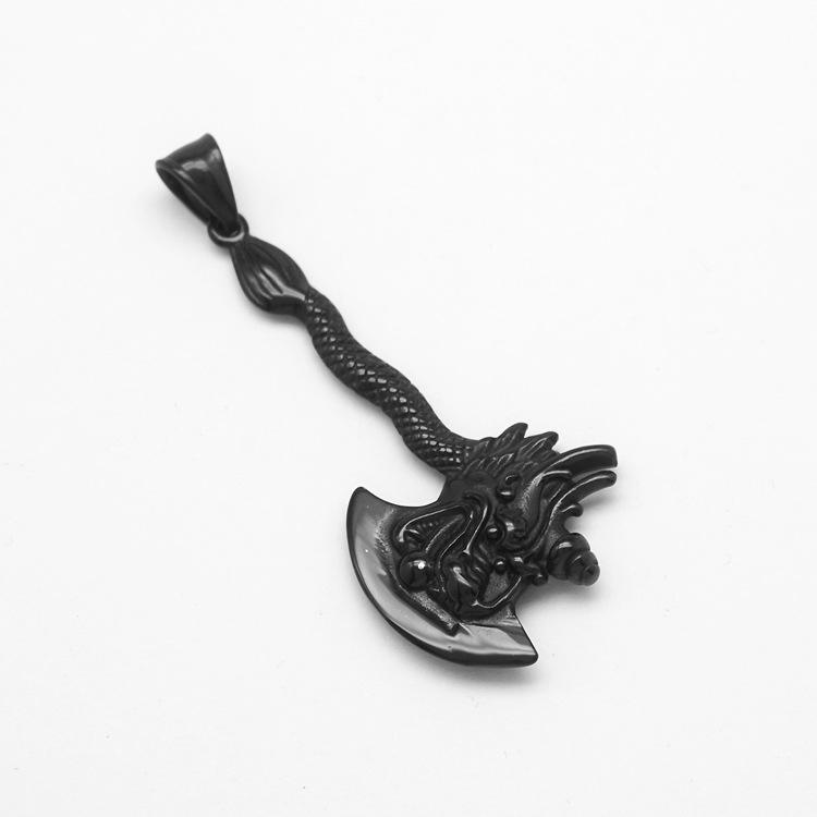 Black Single Pendant