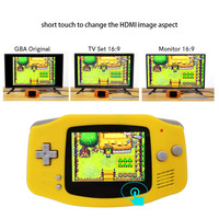 Kit d'écran LCD rétroéclairé Hispeedido Retro Pixel V2 IPS avec sortie HDMI compatible pour Game Boy Advance pour GBA