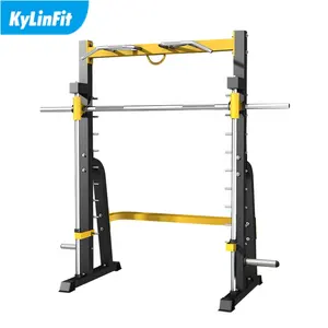Kylinfit Peralatan Gym Dalam Ruangan, Peralatan Multifungsi Pelatih Mesin Smith