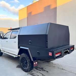 Herui HR-UT-W Plateau de camionnette en aluminium double cabine simple, auvent de camionnette - Product Image 5