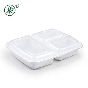 33oz 39oz Takeaway microwavable nhựa dùng một lần 3 ngăn Bento thực phẩm lưu trữ Hộp Ăn Trưa bữa ăn chuẩn bị container - Product Image 2