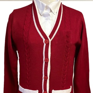 Suéter Cárdigan de Punto para Mujer, Estilo Universitario, Manga Larga, Venta al Por Mayor, Nuevo Estilo - Product Image 2
