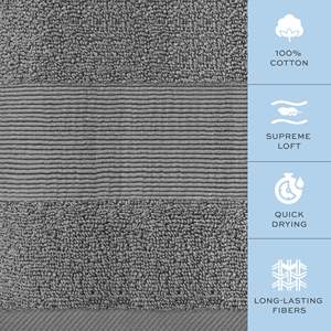 Toallas de Baño Blancas Clásicas de 35x70 Pulgadas, Extra Grandes, Absorbentes, de Felpa, Color Sólido, Rectangulares, para Adultos - Product Image 4