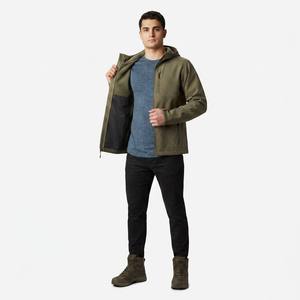 Finer Threads 2026 Chaqueta Cortavientos Impermeable de Alta Calidad para Hombre con Logotipo Personalizado en la Parte Delantera, para Otoño, MOQ Bajo - Product Image 1