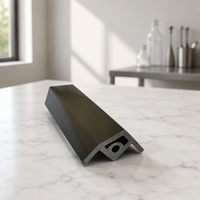 Profilé PVC rigide Type 678, méthode d'installation simple, surface lisse, profilé mat, 0,63 dollar par mètre