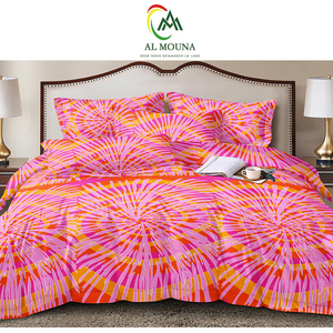AL mouna ensembles de drap de thắp sáng một imprimé africain Les Plus vendus parure de lit Nữ Hoàng Kích thước En Polyester Sur mesure - Product Image 3