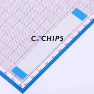 FFC-0.5-14-100-A-4-8 FFC Cable (Flexible Flat Cable) P=0.5mm Connector 14P 0.5mm 0.3mm Non-Inverting - Product Image 2