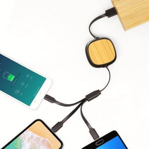 Factory Suppliers Custom Product Multi Type C Charger Data <b>Cable</b> Retractable 3 in 1 Charging <b>Cable</b> for Phone - Product Image 3