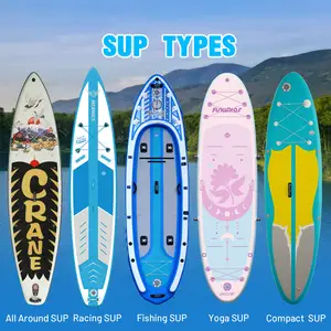 OEM hochwertige PVC Stand Up aufblasbare Surf Isup Paddle Boards Softtop Surfbrett Paddel Surfbrett mit Flossen Sup Board