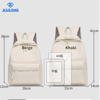 Sac à dos étudiant unisexe grande capacité, léger, imperméable, avec coussin d'air, design tendance, logo personnalisé, haute qualité