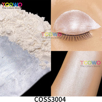 Poudre de Mica Synthétique Nacrée au Titane de Qualité Cosmétique Série Blanche pour Fard à Paupières, Maquillage Visage et Lèvres