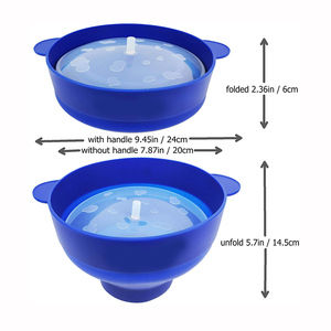 Biểu tượng tùy chỉnh lò vi sóng Silicone bỏng ngô lò vi sóng bỏng ngô các nhà sản xuất Snack Silicone ráp bỏng ngô Popper bát - Product Image 2