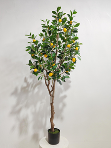 Citronnier Artificiel en Plastique, <span class=keywords><strong>Plante</strong></span> Décorative, <span class=keywords><strong>Plante</strong></span> d'Aménagement Paysager, Ornement de Jardin, Décoration Intérieure, Plantes Artificielles, Fausses Plantes Vertes - Product Image 3