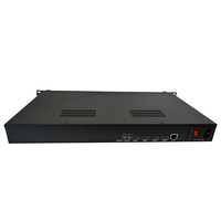 Sistema de TV Digital de Montaje en Rack 1U Directo de Fábrica, HD IP de 4 Canales para Entrada H265 H264 MJPEG, Video de Alta Definición Multiprotocolo