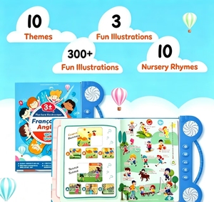 <span class=keywords><strong>Livre</strong></span> de lecture interactif bilingue français-anglais pour l'éducation de la petite <span class=keywords><strong>enfance</strong></span>, <span class=keywords><strong>livre</strong></span> parlant, audiobook, apprentissage du français - Product Image 4