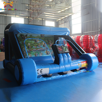 Nouveau système de jeu de tir gonflable populaire avec éclairage, en PVC de 0,55 mm, installation facile, fonctionnalités interactives, usage commercial