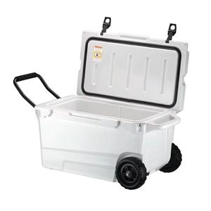 BORIGHT BR-W55 Glacière à roulettes rotomoulée 55QT, glacière à roulettes robuste avec roues robustes pour le camping en plein air, la pêche - Product Image 4