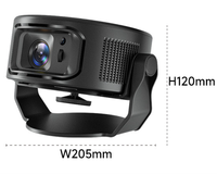 Proyector Compacto HY300MAX 189*163*125mm, 1GB+8GB, Puerto USB/HDMI, Altavoz de 3W, Compatible con Decodificación de Video 8K