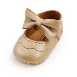 Chaussures Souples pour Bébé Princesse, Premiers Pas, Nouveau-né, en Cuir PU avec Nœud, Style Mary Jane, pour Fille - Product Image 6