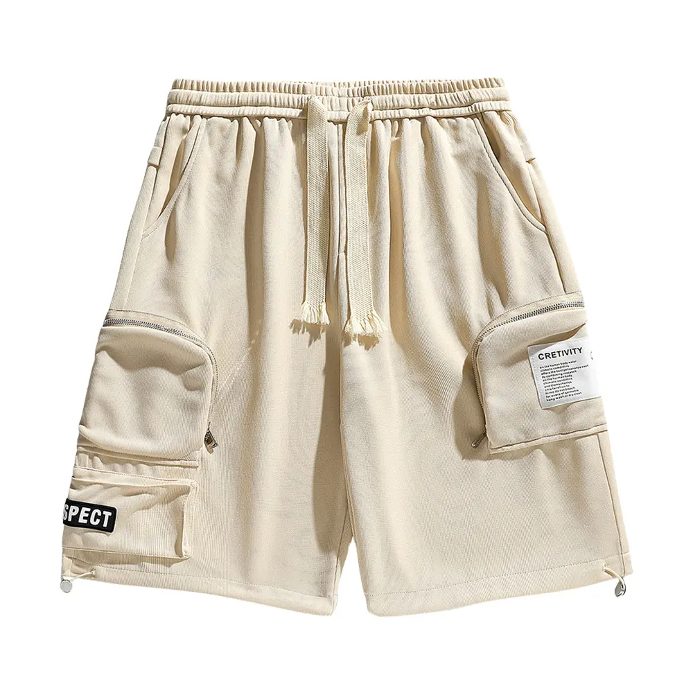 Wholesale Custom High Quality Oversized Mens Shorts Street Wear Pastel Color Sweat shorts Men