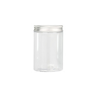 Bouteille en plastique PET personnalisée en gros, qualité alimentaire, pour thé aux fleurs, flacon distributeur, bouteille à large ouverture, emballage en plastique