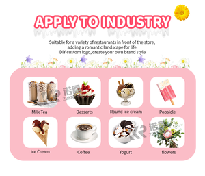 Carrito <span class=keywords><strong>de</strong></span> Comida Móvil con Congelador para Exhibición <span class=keywords><strong>de</strong></span> Helados al Aire Libre, Carrito <span class=keywords><strong>de</strong></span> Comida Ambulante para Ventas en Mercados y Eventos - Product Image 6