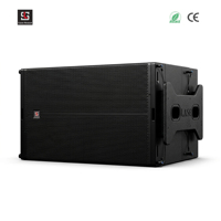 Système de sonorisation pour événements LA-5S Pro 2400W avec caisson de basses actif de 18 pouces, DSP allemand, FIR, haut-parleur de basses puissant