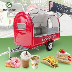 Rimorchio Mobile per Gelati e Limonate, Completamente Attrezzato, per Caffè e Street Food - Product Image 1