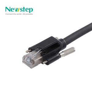 Câble <span class=keywords><strong>Ethernet</strong></span> RJ45 GigE Vision Cat6a haute flexibilité pour chaîne porte-câbles, avec vis, pour caméra et vision industrielle - Product Image 5