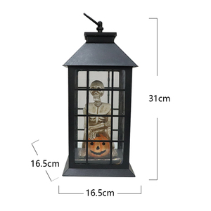 Personnalisé créatif citrouille squelette fantôme résine ornements crâne lampe enfants jouets cadeaux d'Halloween - Product Image 6