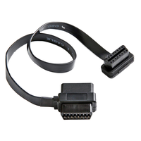 Cable de Extensión Universal para Lector de Códigos OBD2, Macho/Hembra de 16 Pines a OBDII Hembra de 16 Pines, para Autos de 12V/24V
