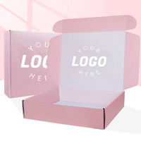 Boîtes en carton durables de couleur personnalisée pour vêtements Chapeaux Boîtes d'expédition Emballage en carton ondulé pour vêtements