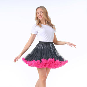 Jupe tutu superposée bicolore pour <span class=keywords><strong>femme</strong></span>, courte, bouffante et moelleuse, pour cosplay et spectacle - Product Image 2