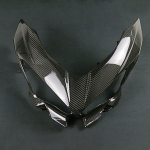 Per Kawasaki Ninja 400, copertura faro modificata in fibra di carbonio Prereg per <span class=keywords><strong>moto</strong></span>, modello 2018 - Product Image 4